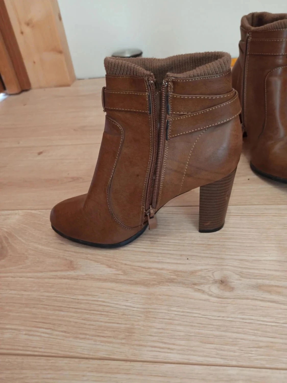 Paire bottines marron – photo 3